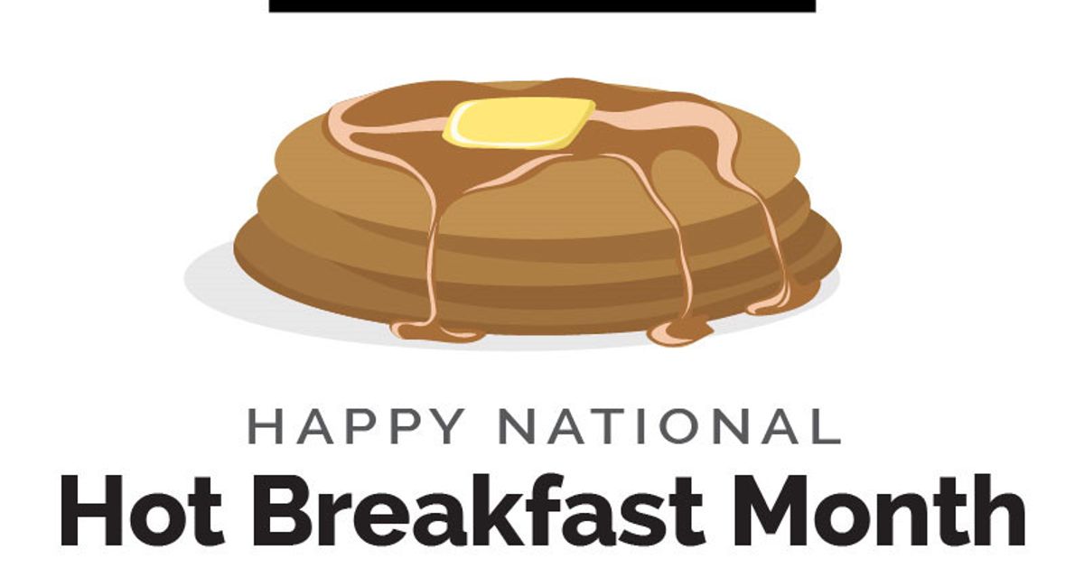 World Kitchen | Happy National Hot Breakfast Month Infographic